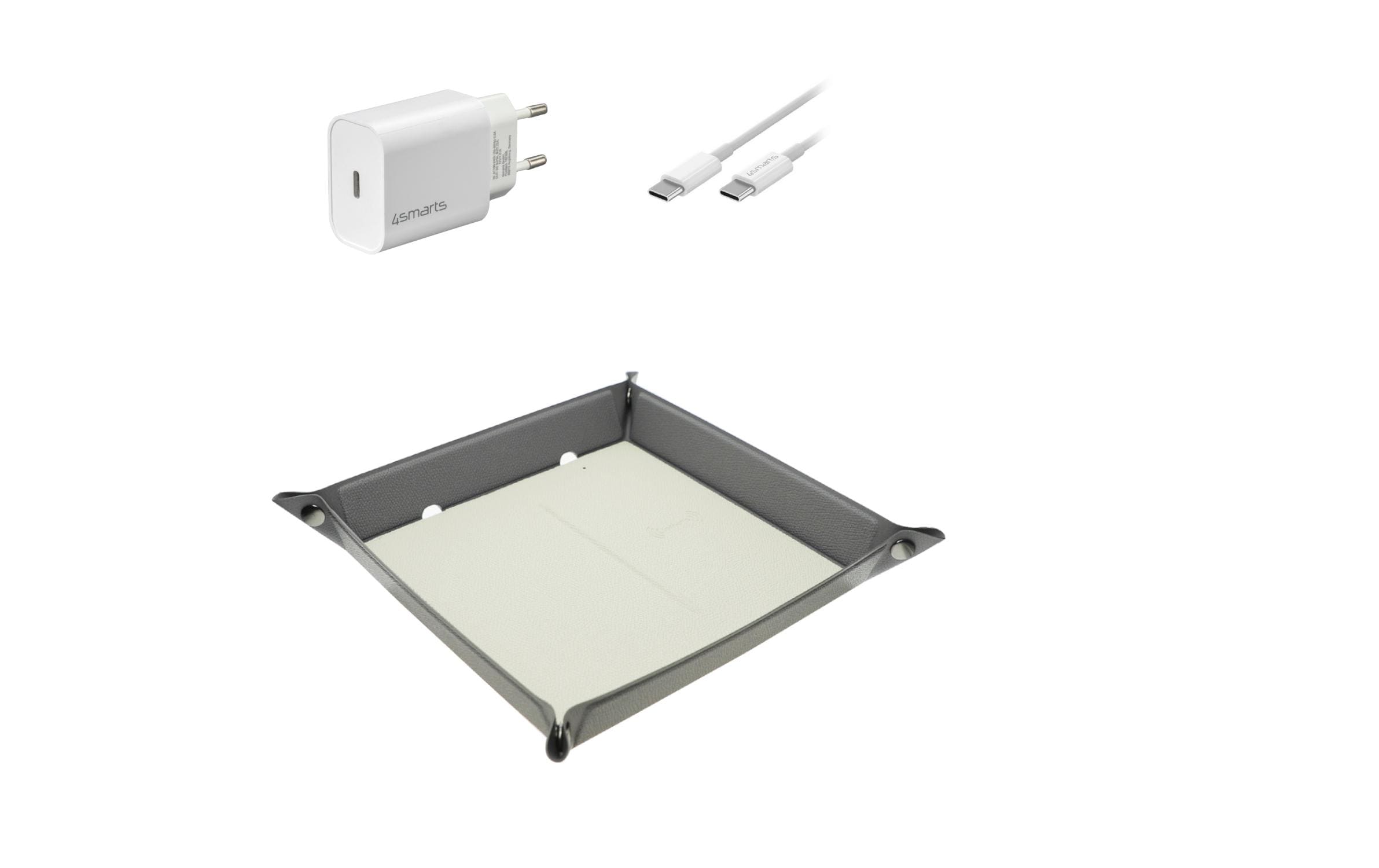 4smarts Ladestation Smarttray Grau