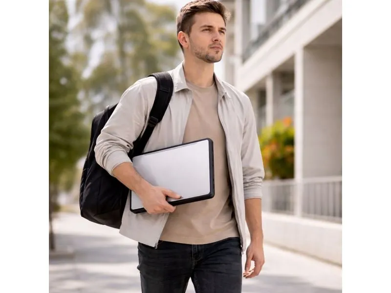 4smarts Shell Case für Apple MacBook Neo, schwarzer Rahmen