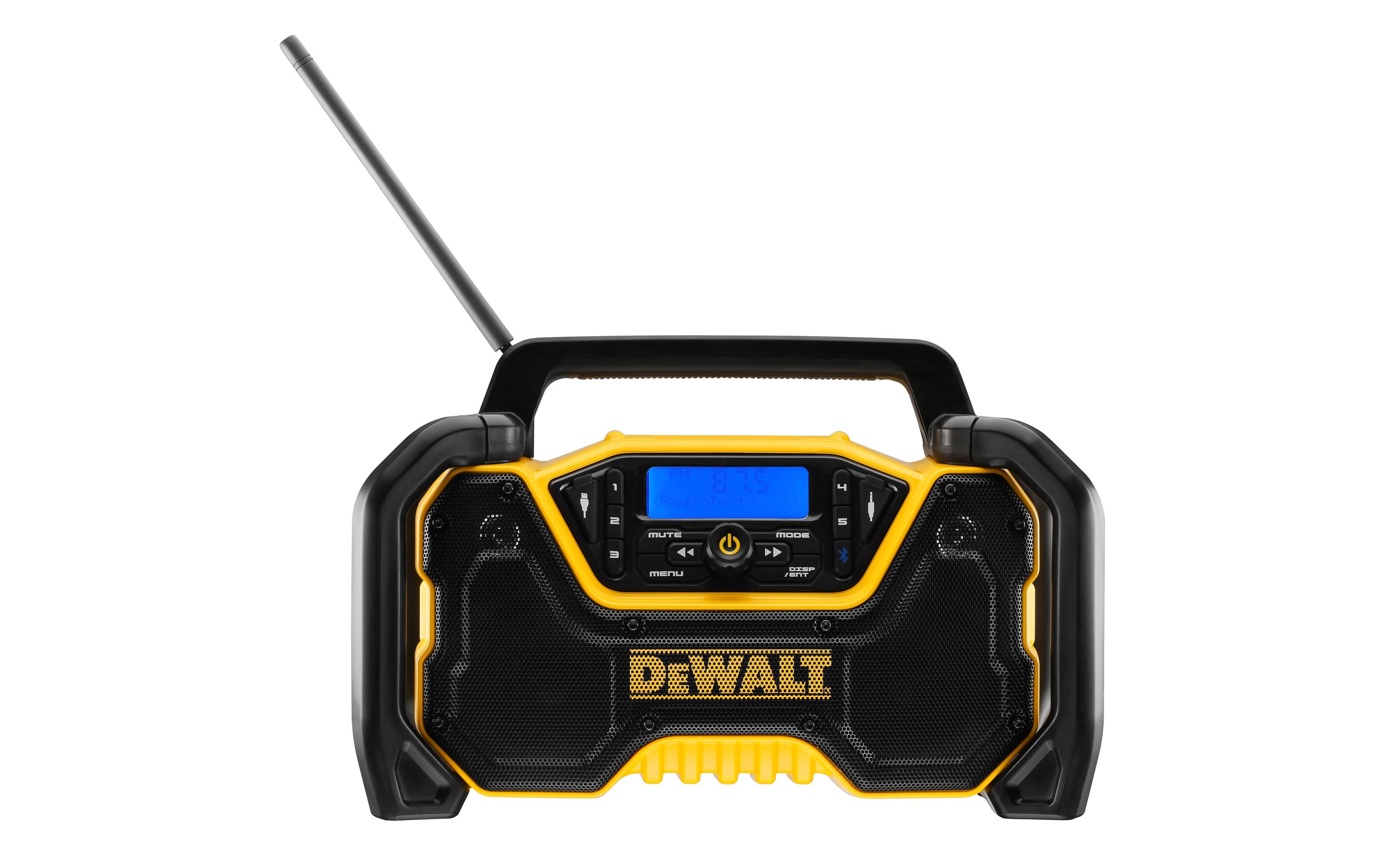 DeWalt Baustellenradio Akku- & Netzbetrieb DAB+, Bluetooth, Solo DeWalt Baustellenradio Akku- & Netzbetrieb DAB+, Bluetooth, Solo