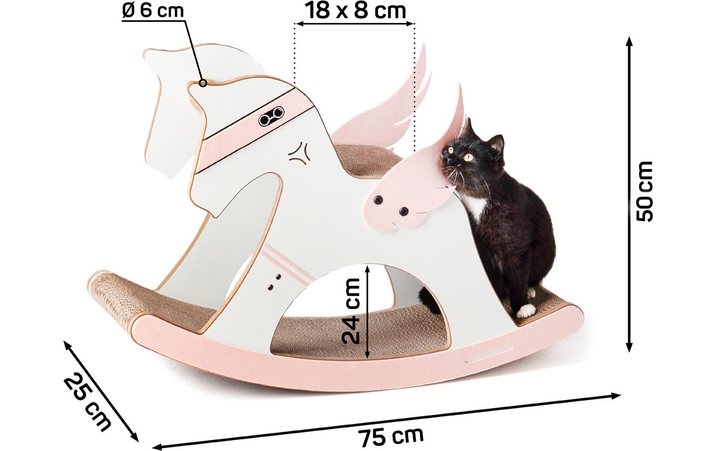 CanadianCat Einhorn-Wippe Kratzbrett