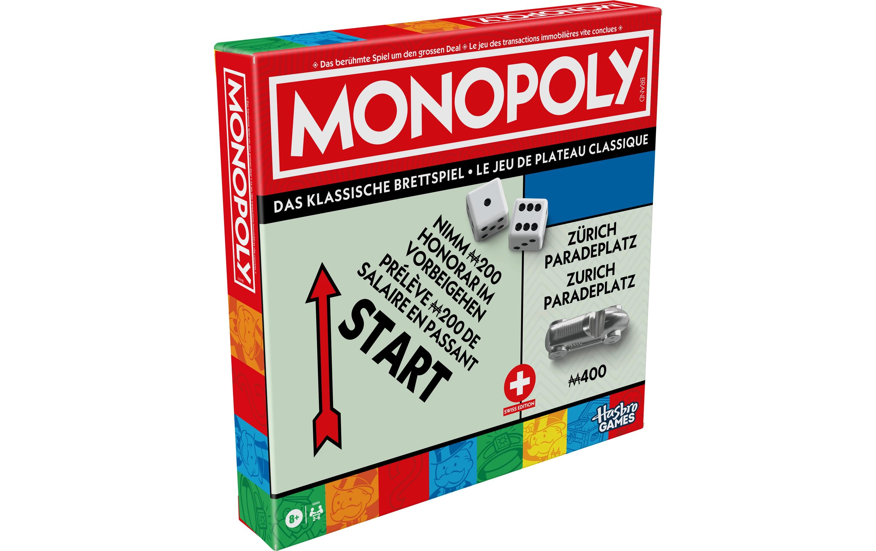 Hasbro Familienspiel Monopoly Classic Refresh Schweizer Edition Hasbro Familienspiel Monopoly Classic Refresh Schweizer Edition
