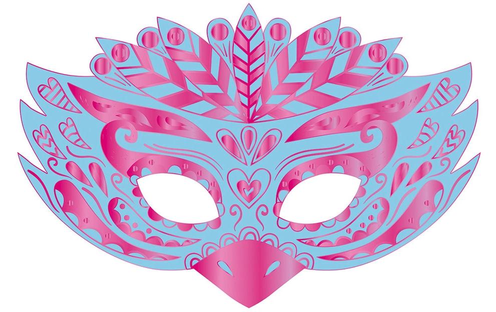 Janod Bastelset Kratzbilder Partymasken