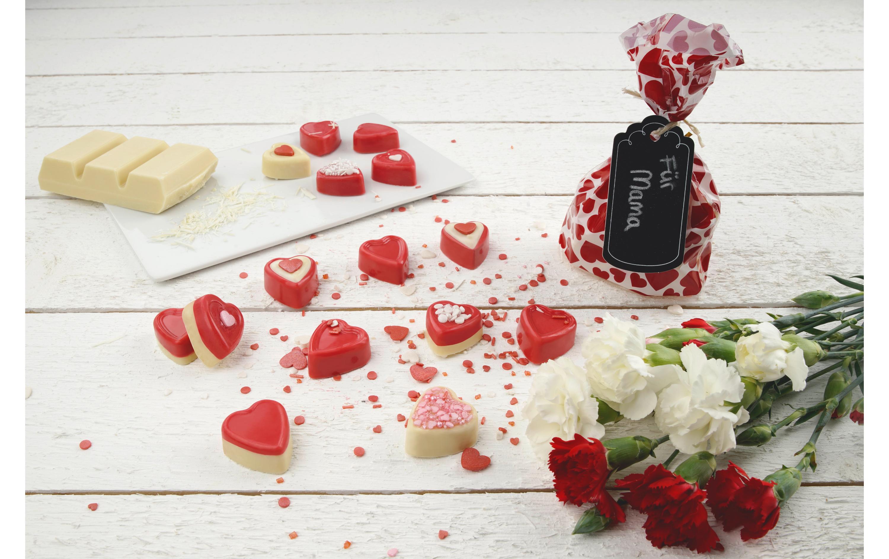 Zenker Pralinenform Herz- oder Sternform