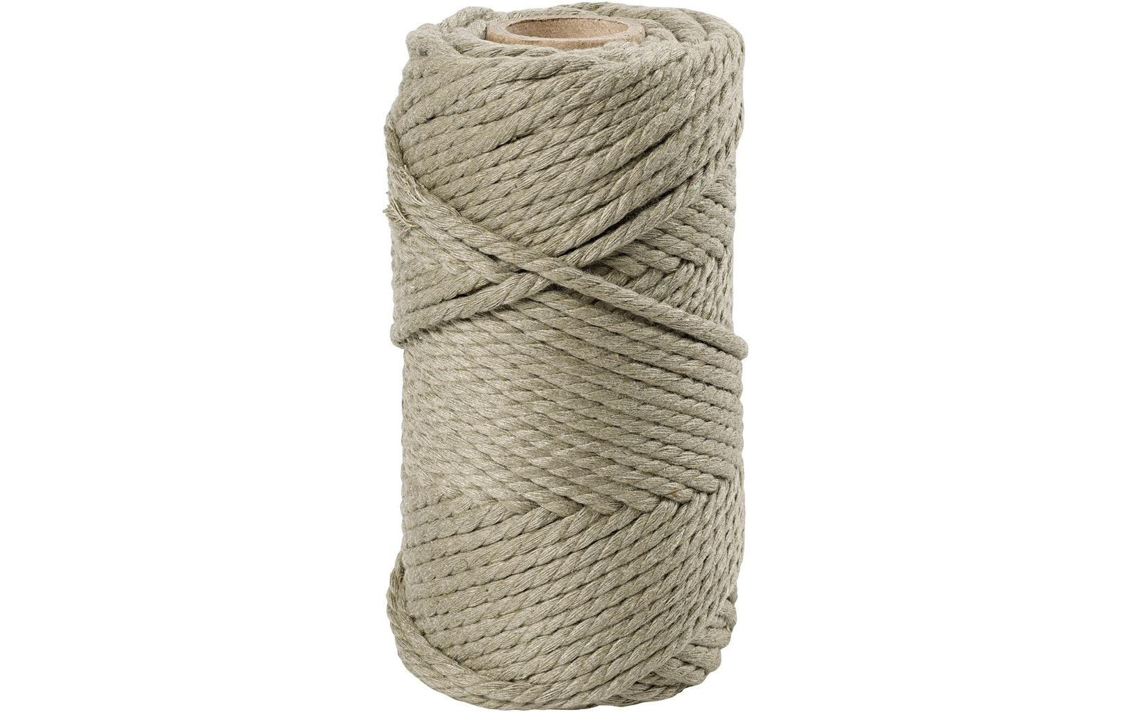 Creativ Company Baumwollgarn Makramee Rope 330 g, Grün Creativ Company Baumwollgarn Makramee Rope 330 g, Grün