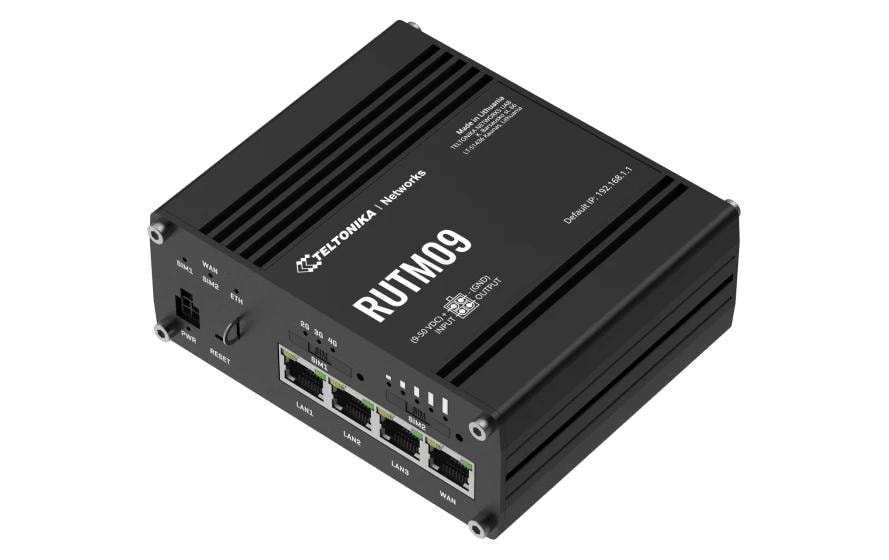 Teltonika LTE-Industrierouter RUTM09 Teltonika LTE-Industrierouter RUTM09