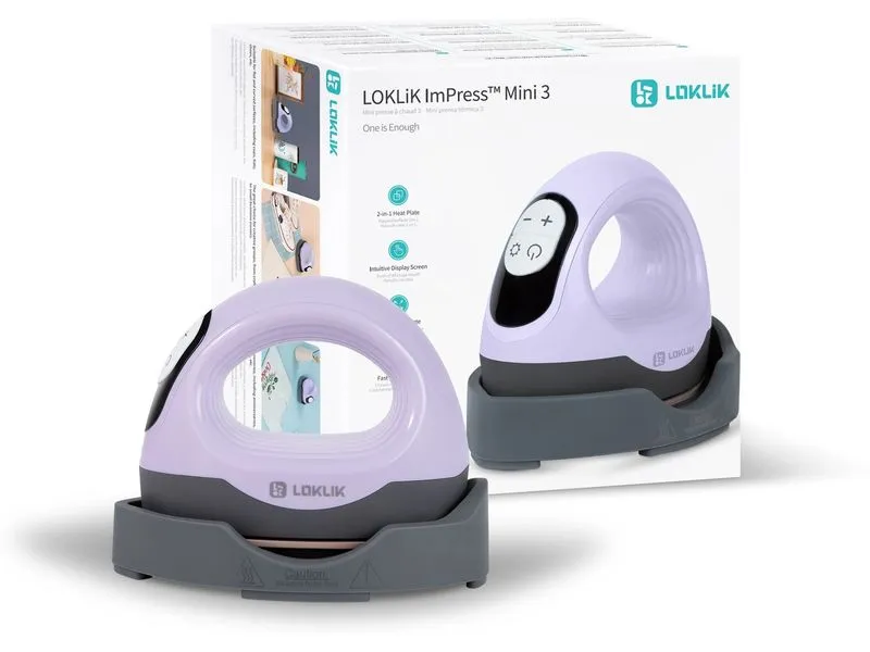 LOKLIK Transferpresse Mini 3 Lavendel