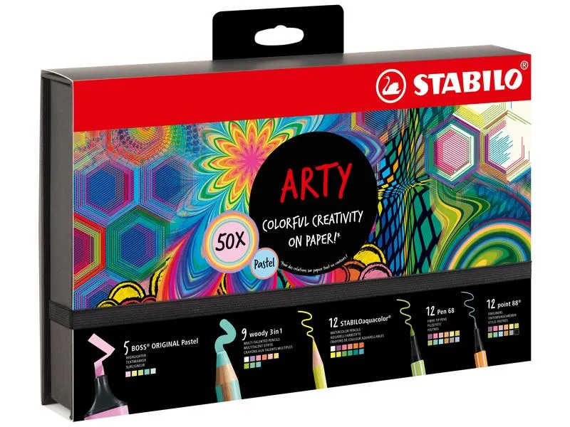 STABILO Schreibset 0.4 mm; 1-5 mm; 1.0 mm, Mehrfarbig STABILO Schreibset 0.4 mm; 1-5 mm; 1.0 mm, Mehrfarbig