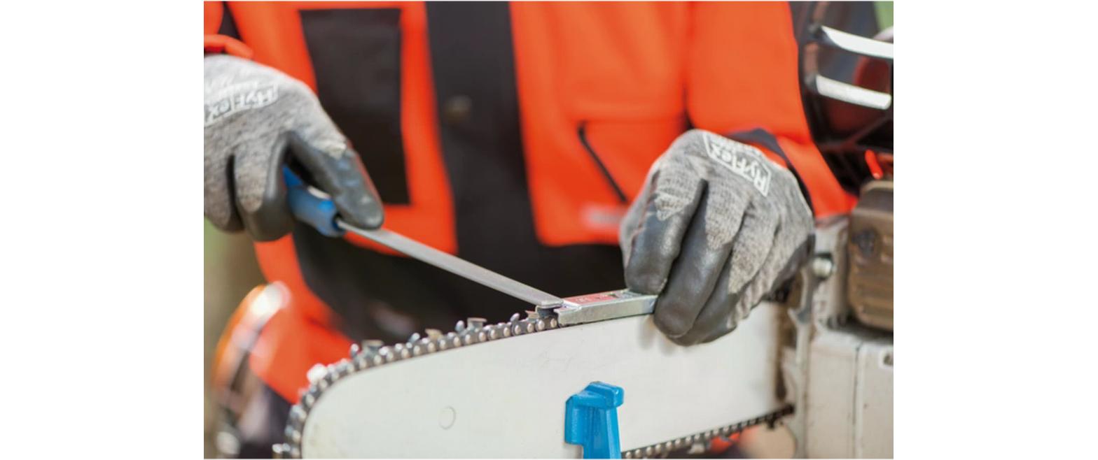 Pferd Tiefenbegrenzerfeilen Flachstumpf 200 mm Hieb 2