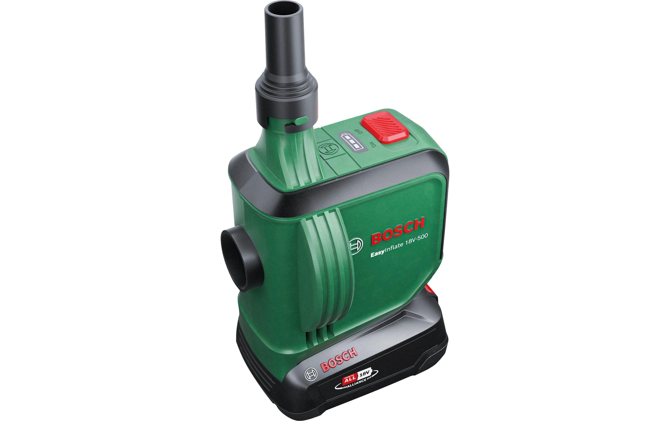 Bosch EasyInflate 18 V-500 Akku-Volumenpumpe 18 V 530 l/min