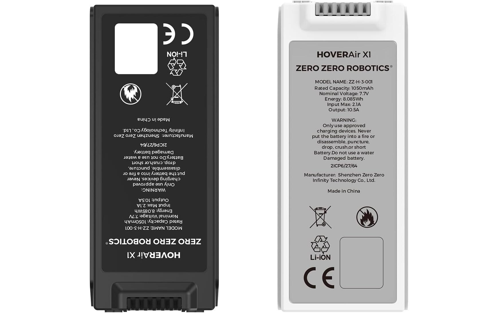 HOVERAir RC-Akku LiPo 1050 mAh 7.7 V Hoverair X1, Weiss