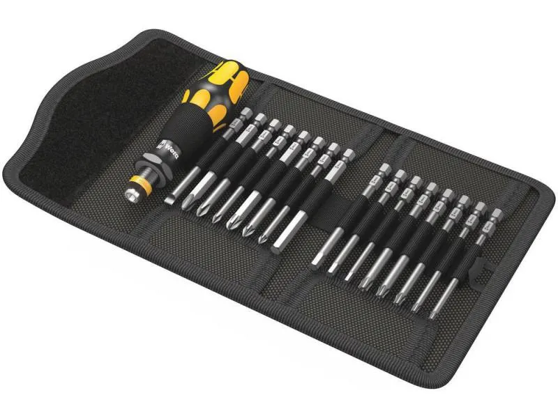 Wera Werkzeug-Etui Kraftform Kompakt 60 ESD 17-teilig Wera Werkzeug-Etui Kraftform Kompakt 60 ESD 17-teilig