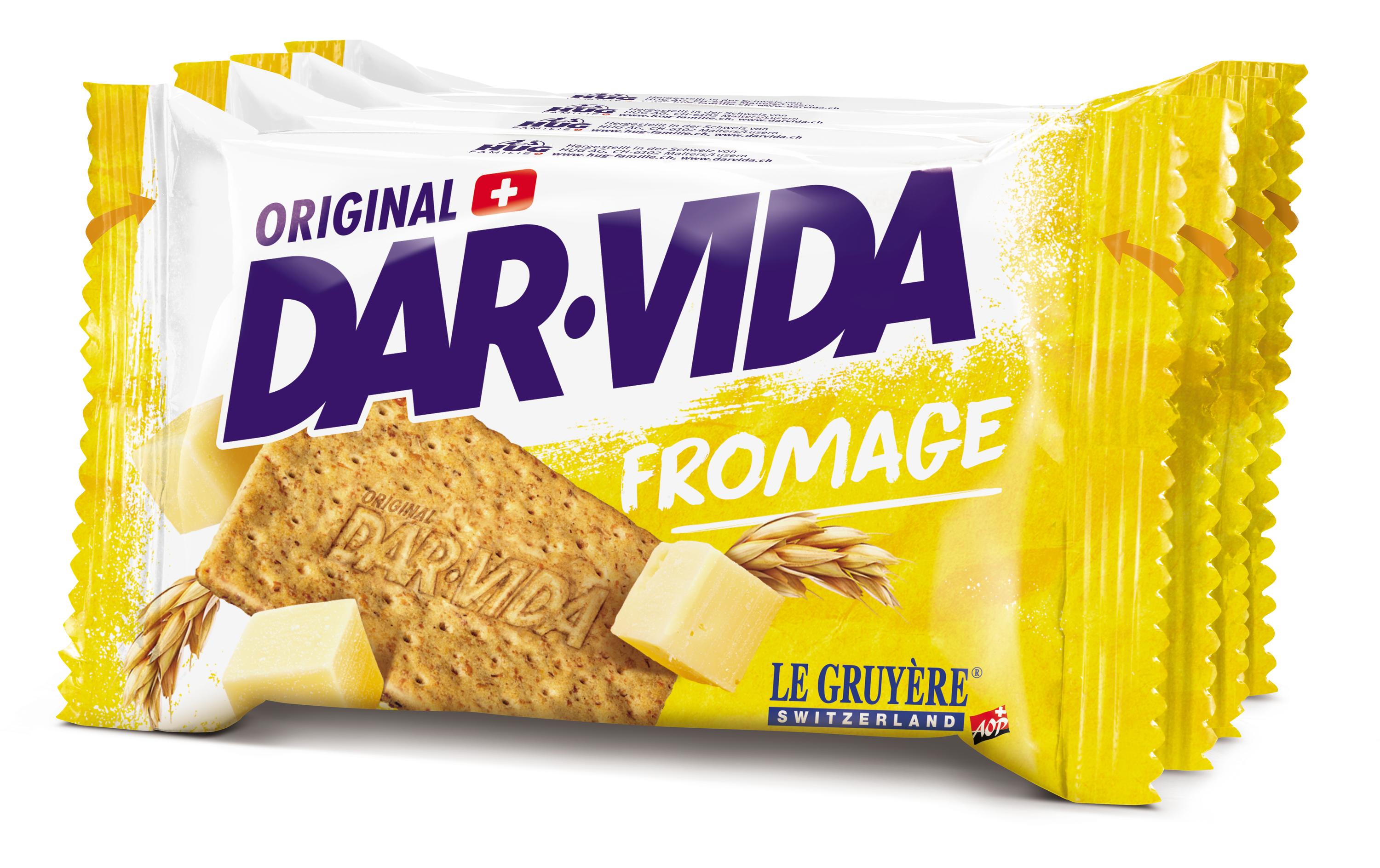 DAR-VIDA Snack extra fin Fromage 4 x 46 g