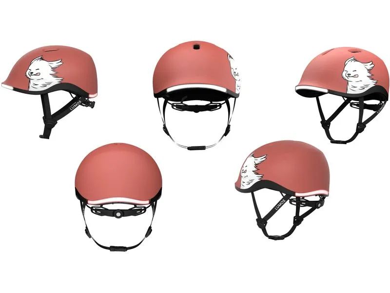 LUMOS Helm Nyxel Weiss/Rot, S