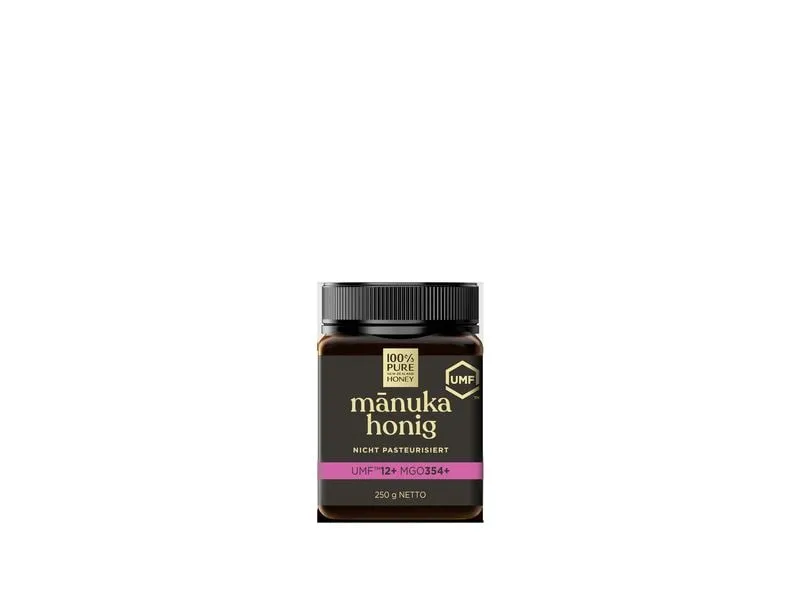 100% Pure New Zealand Honey MGO 354+ Manuka Honig UMF 12+ 250 g