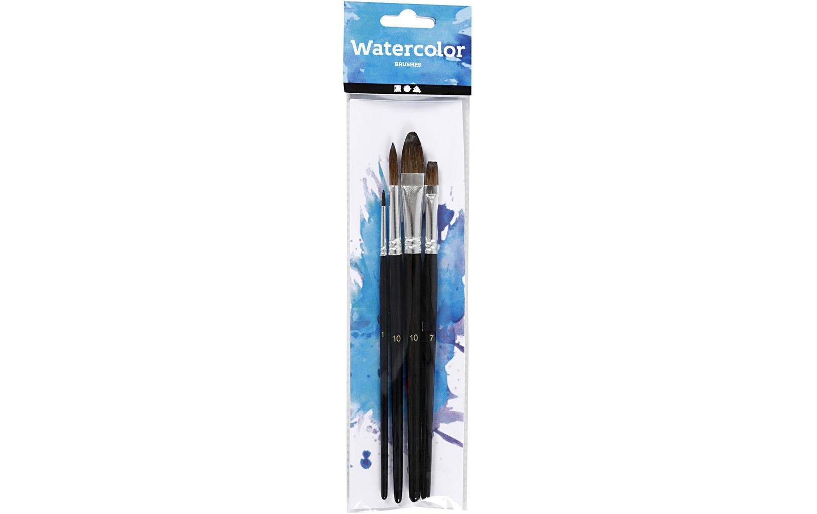 Creativ Company Aquarellpinsel Watercolor 4 Stück