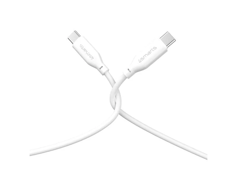 4smarts USB 2.0-Kabel Silikon High Flex USB C - USB C 1.5 m Weiss 4smarts USB 2.0-Kabel Silikon High Flex USB C - USB C 1.5 m Weiss