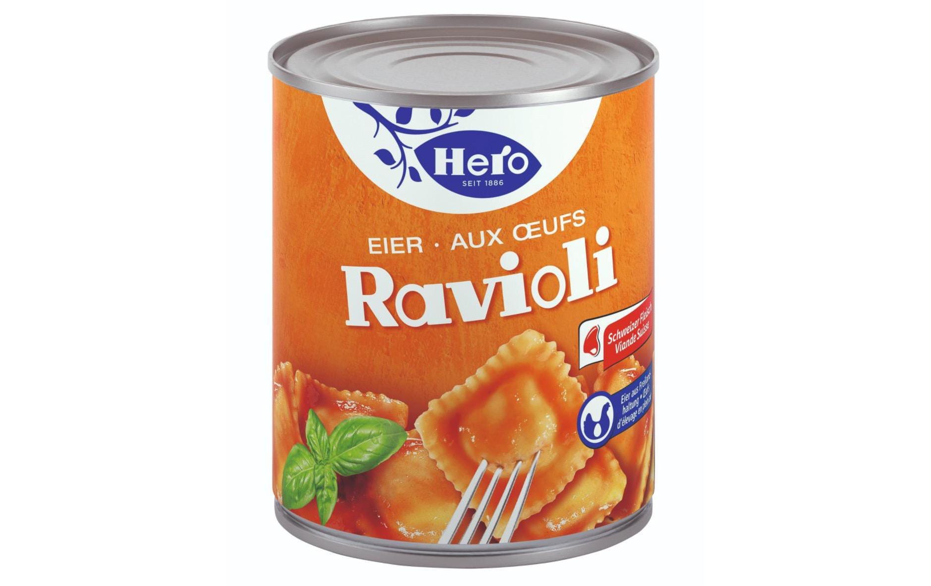 Hero Dose Eier Ravioli 6 x 870 g Hero Dose Eier Ravioli 6 x 870 g