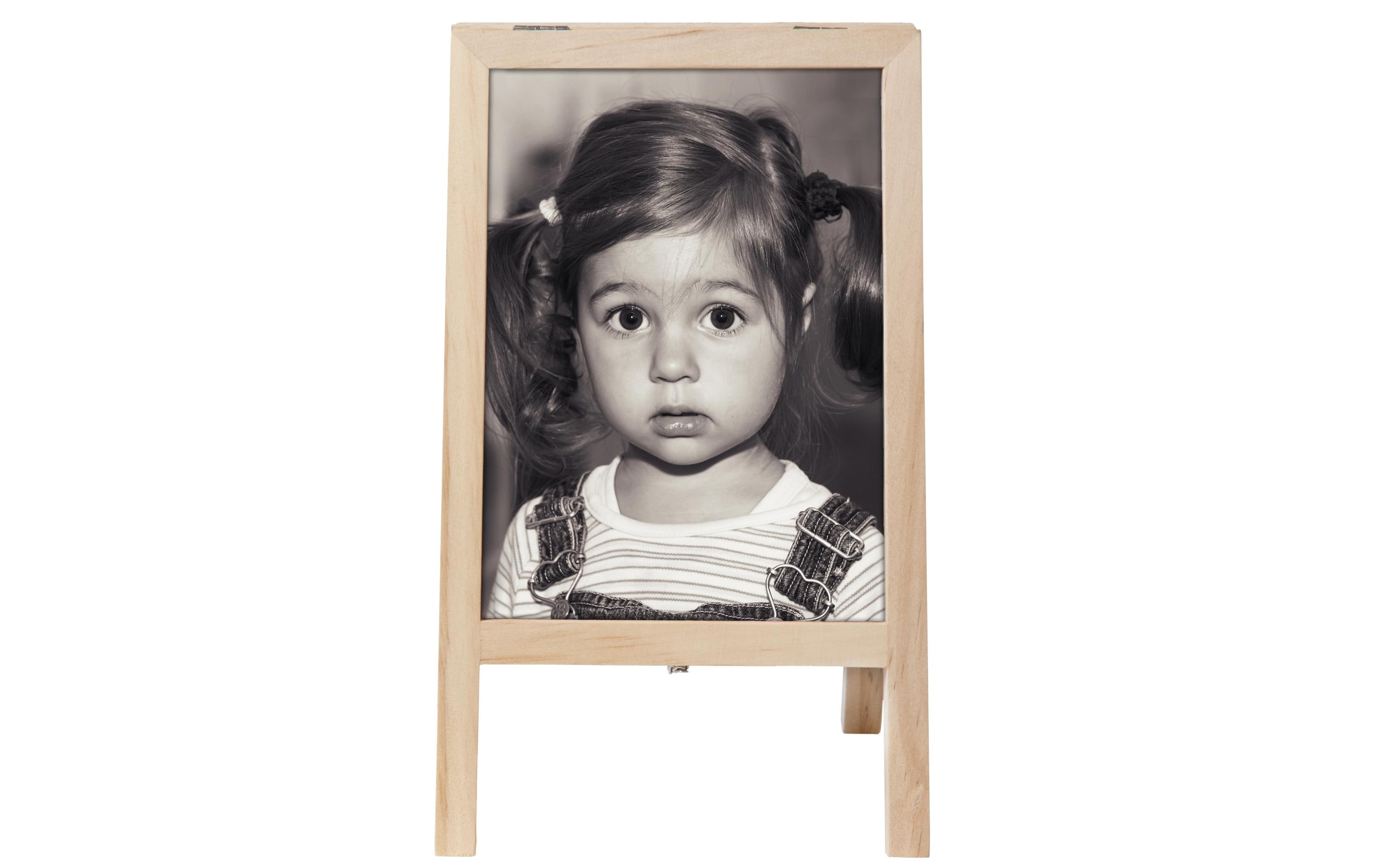 Securit Minikreidetafel Mini 25 x 15.2cm 2 in 1, Hellbraun/Schwarz