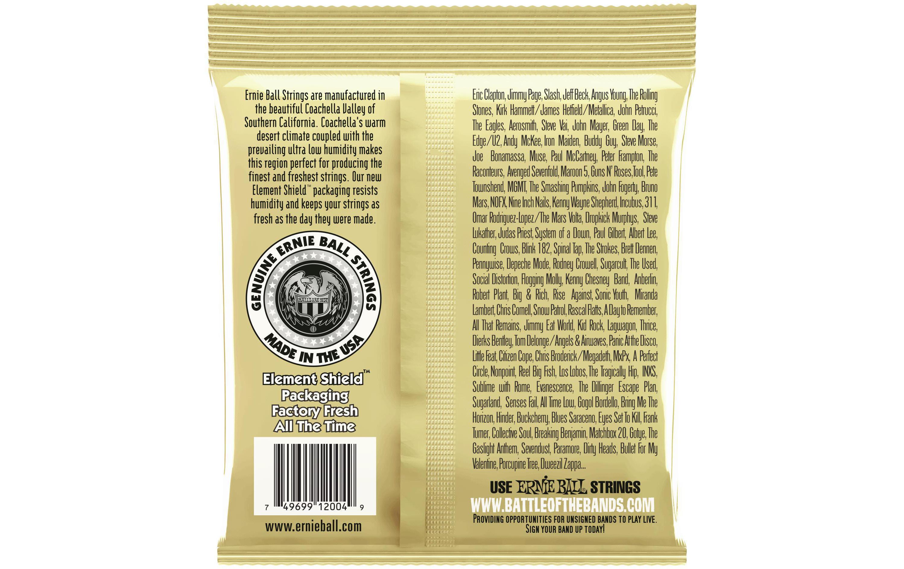 Ernie Ball Gitarrensaiten 2004 Earthwood Bronze – Light 11-52