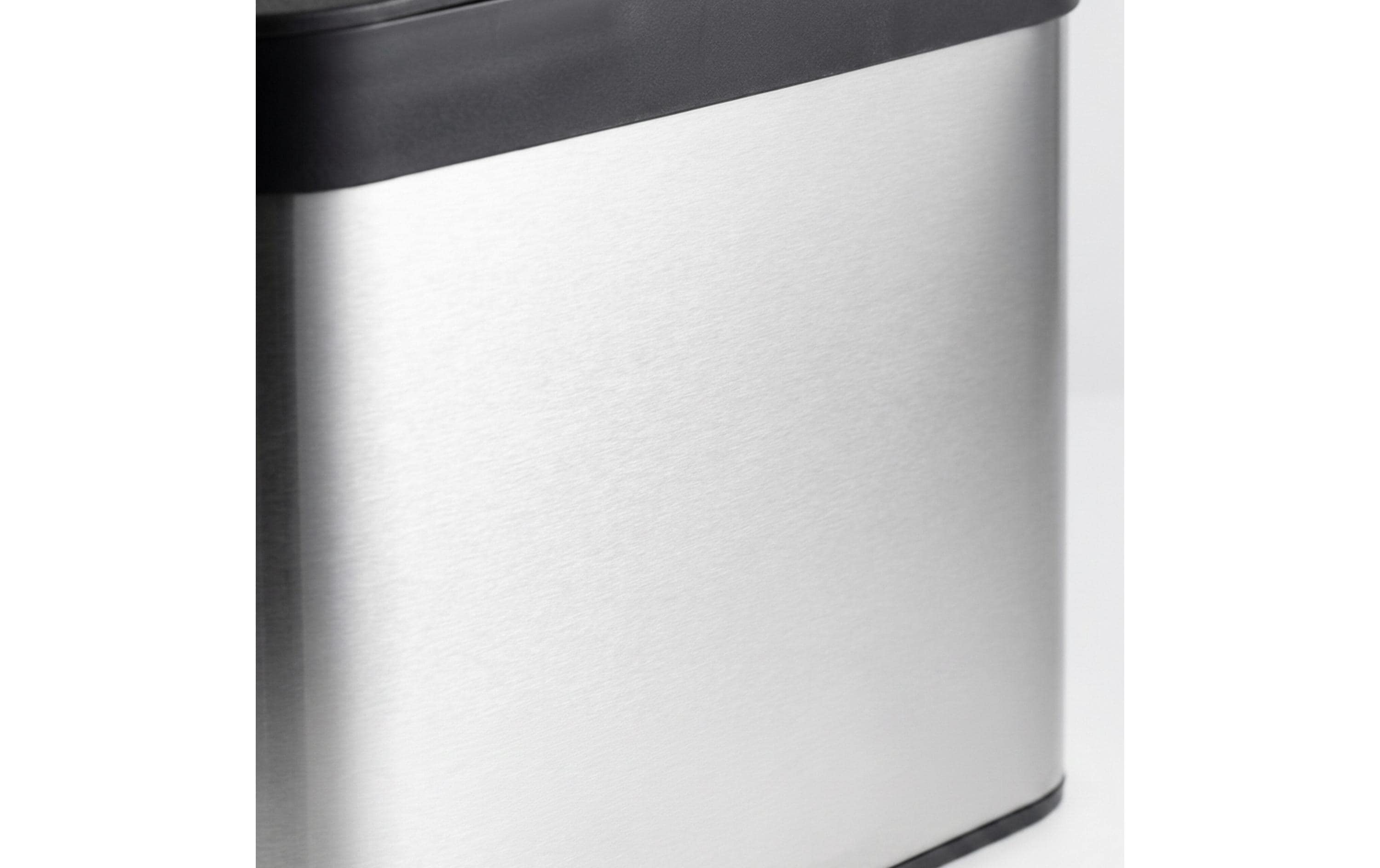 relaxdays Biomüllsammler 4.5 l, Schwarz/Silber