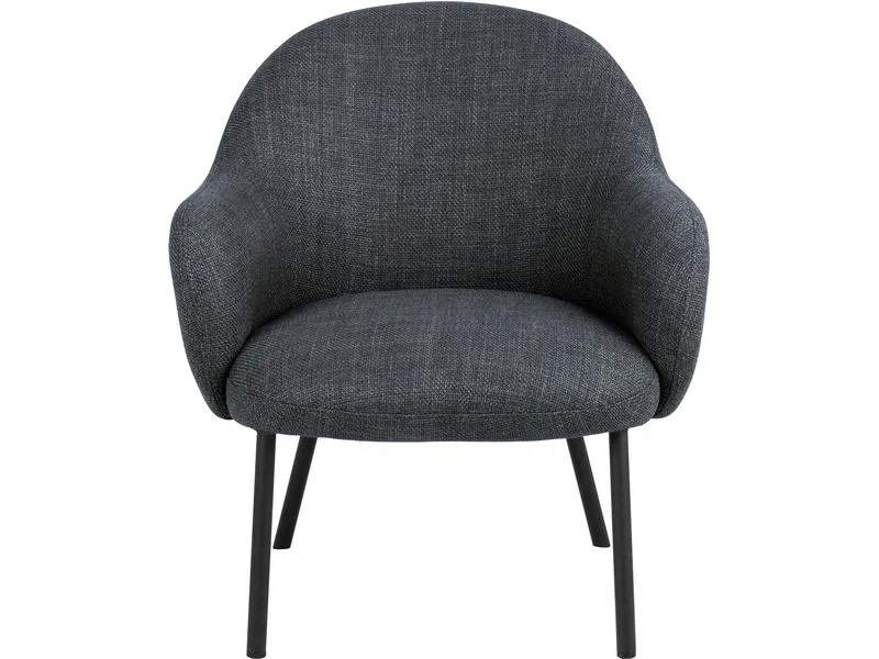 AC Design Sessel Spencer Polyurethan (PU)/Stahl, Dunkelgrau