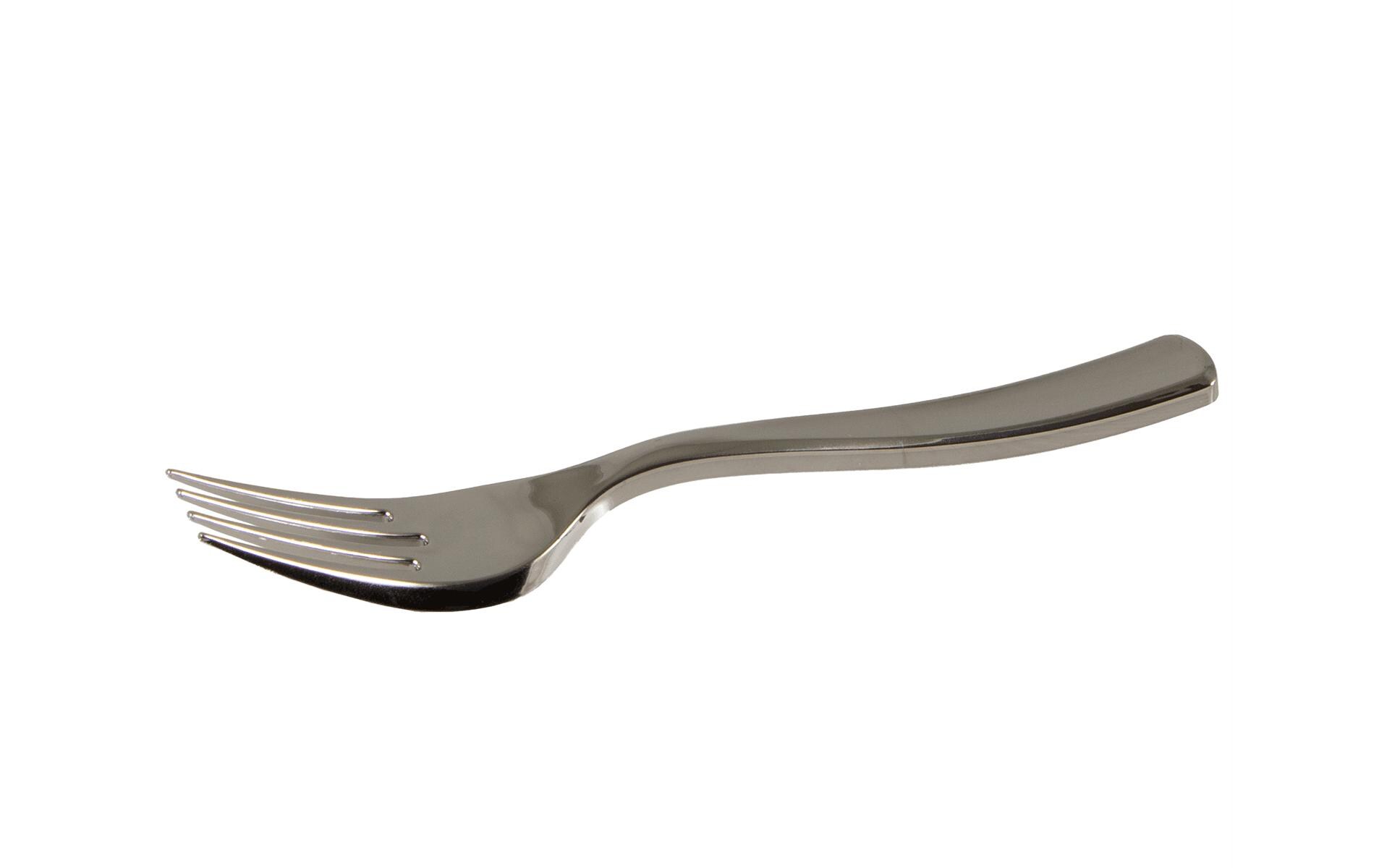 ELCO Einweg-Gabel 15 cm, 50 Stück, Silber