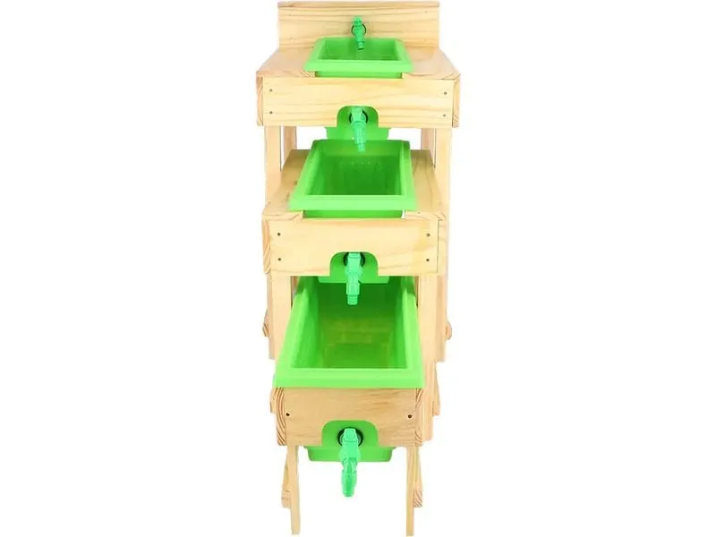 Esschert Design Wassertisch-Set Holz, 3-teilig Esschert Design Wassertisch-Set Holz, 3-teilig
