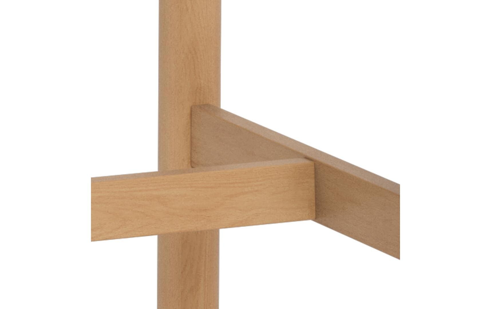 AC Design Bartisch Barlow Braun, 120 x 60 x 105 cm