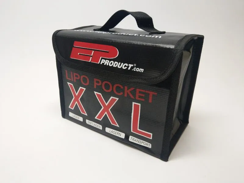 EP LiPo-Tasche XXL 215 x 155 x 115 mm EP LiPo-Tasche XXL 215 x 155 x 115 mm