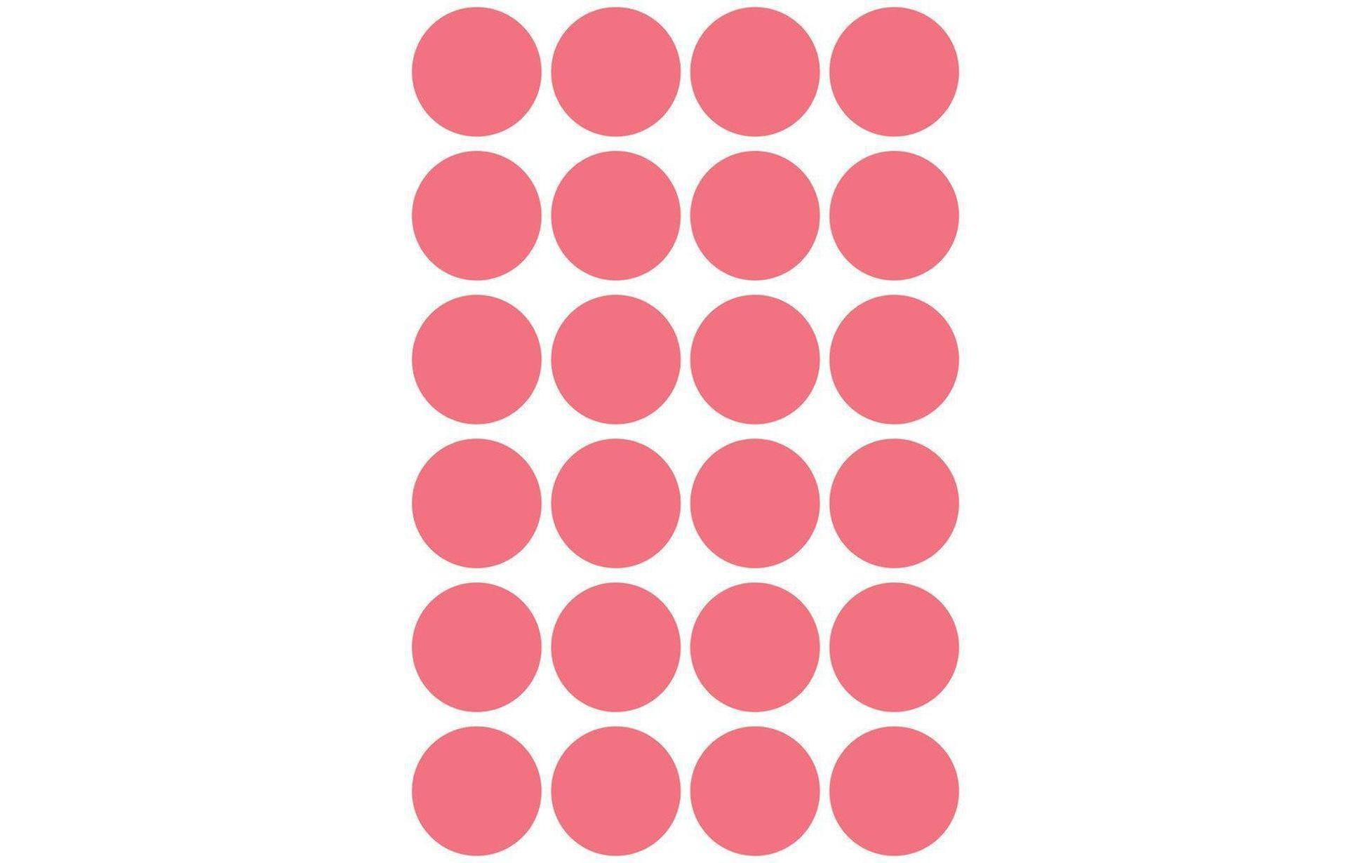 Avery Zweckform Klebepunkte 18 mm Neonrot