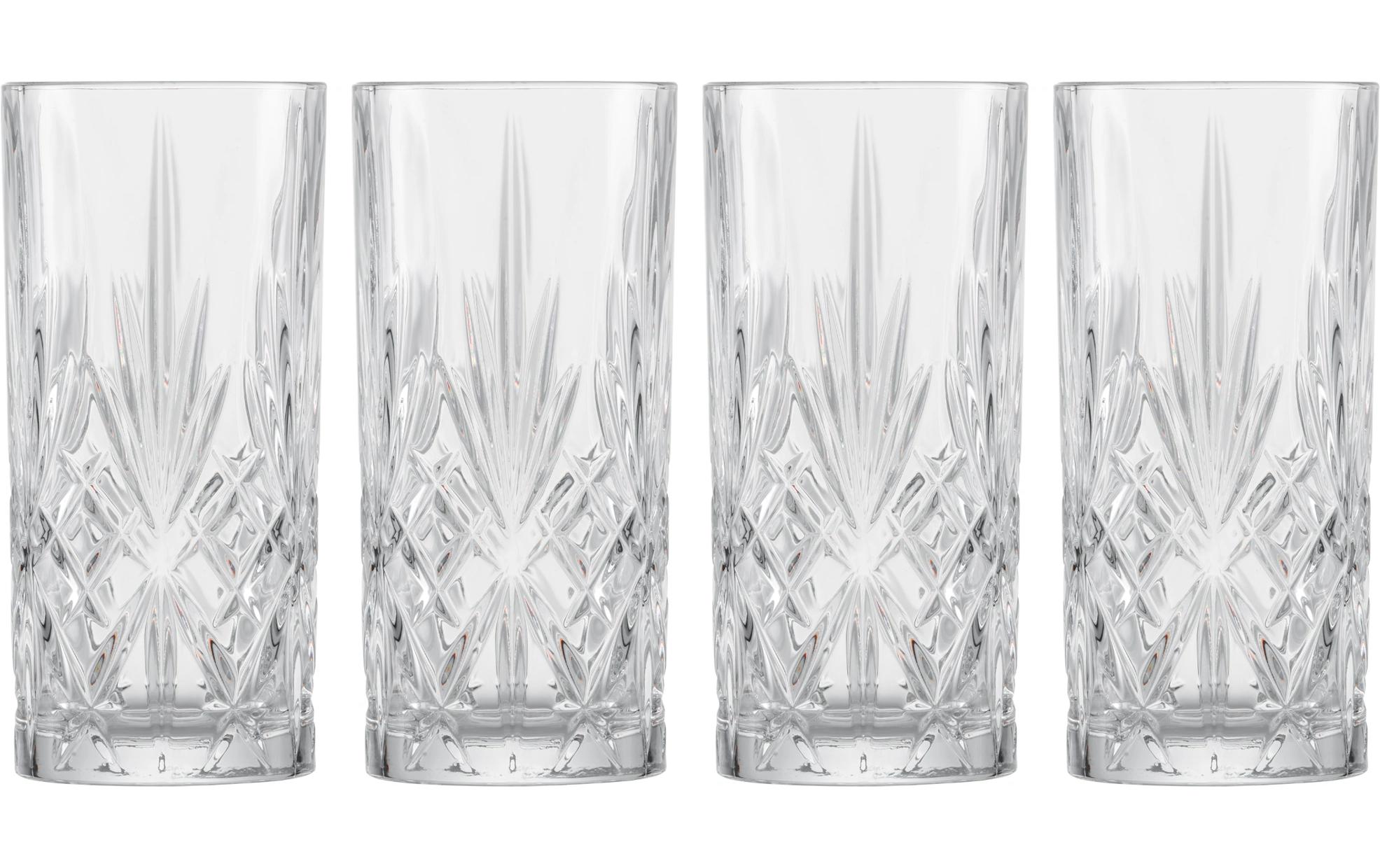 Schott Zwiesel Longdrinkglas Show 368 ml, 4 Stück, Transparent