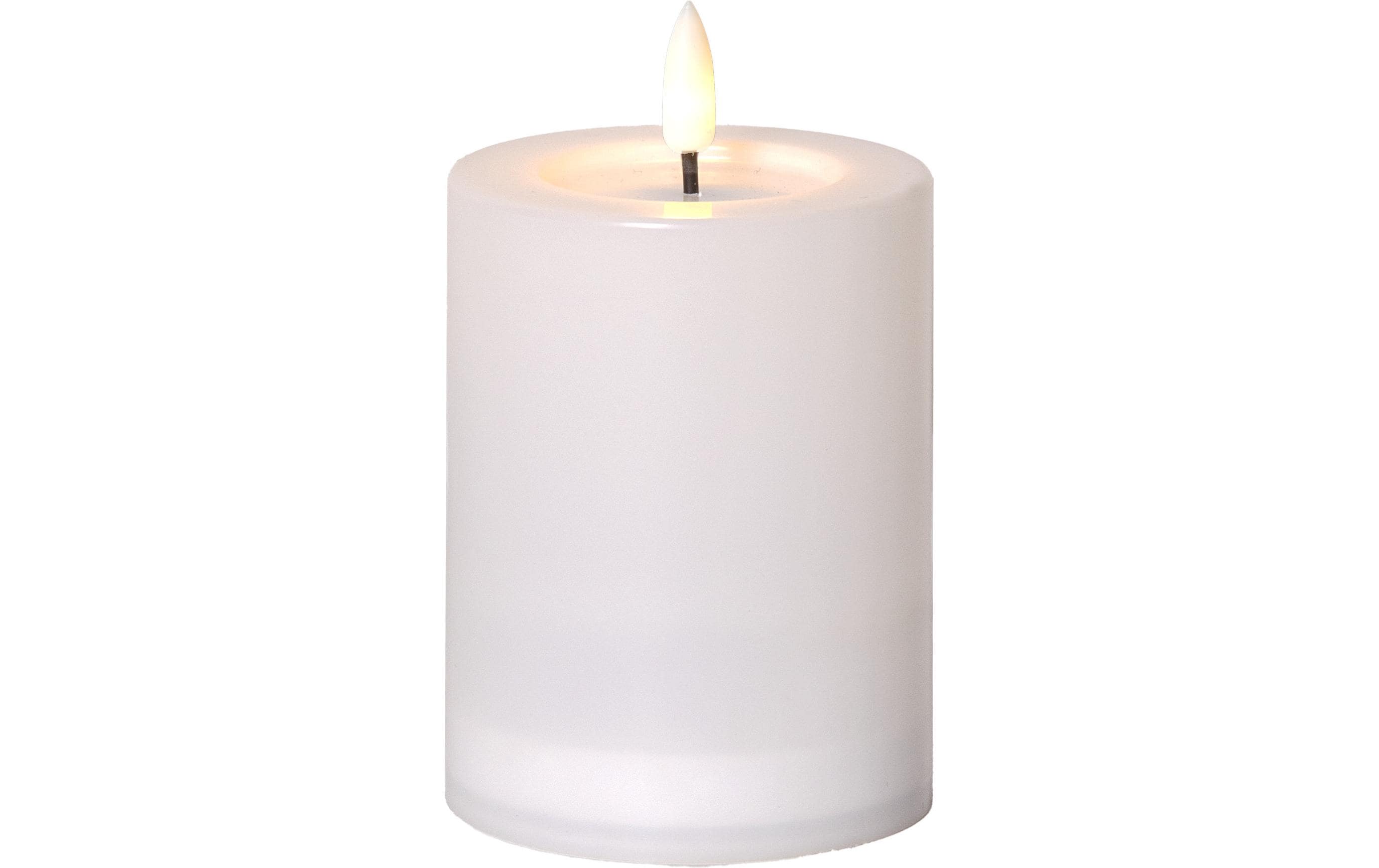 Star Trading Solar Kerze Flamme Saul 12.5 cm, Weiss