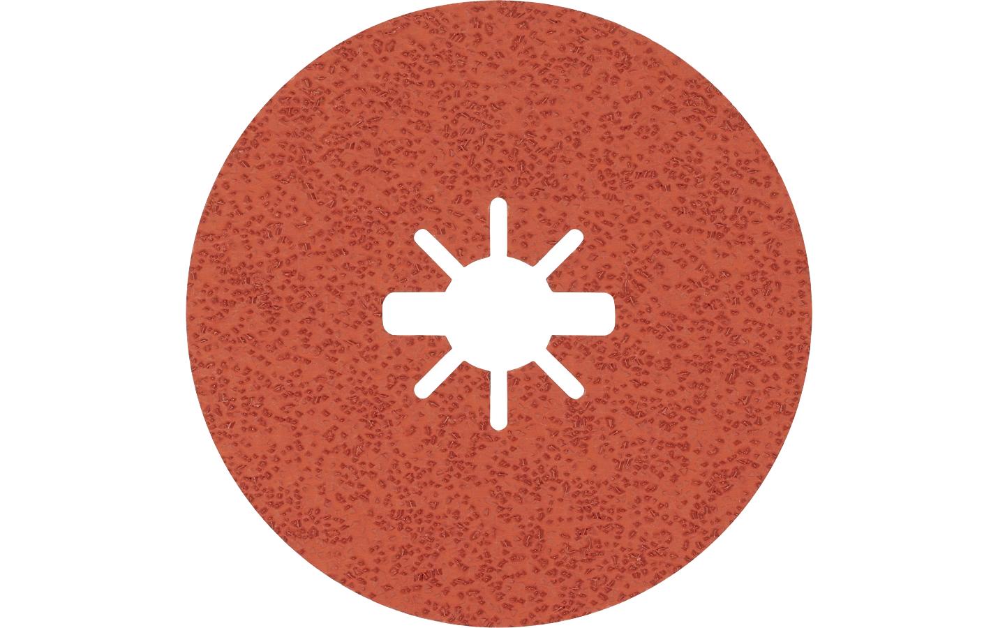 Bosch Professional Fiberscheibe EXPERT R782 X-LOCK, 125 mm, G 36, 25 Stück Bosch Professional Fiberscheibe EXPERT R782 X-LOCK, 125 mm, G 36, 25 Stück