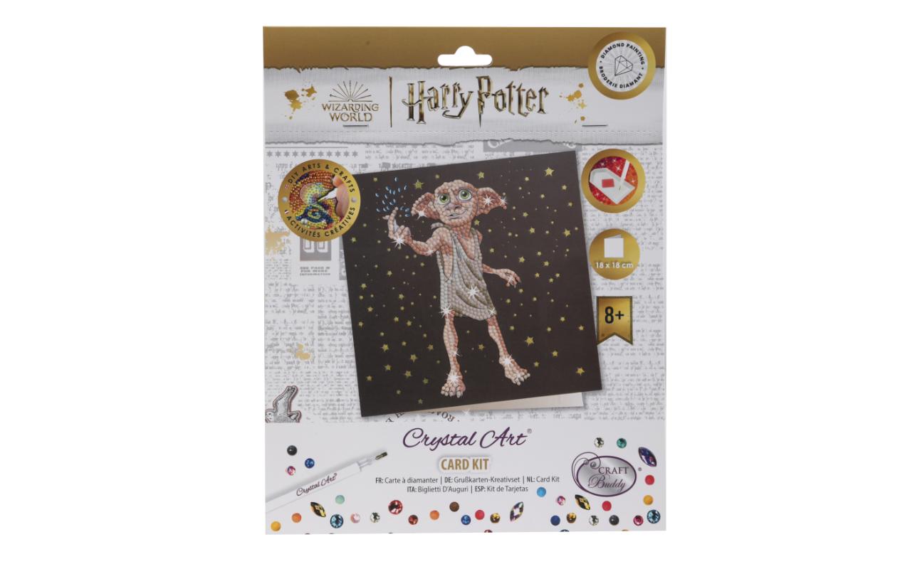 CRAFT Buddy Bastelset Crystal Art Card Dobby der Hauself CRAFT Buddy Bastelset Crystal Art Card Dobby der Hauself