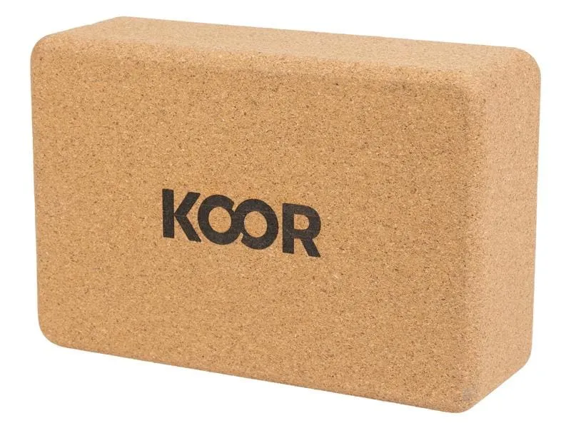 KOOR Yoga-Set 4-teilig, Kork KOOR Yoga-Set 4-teilig, Kork