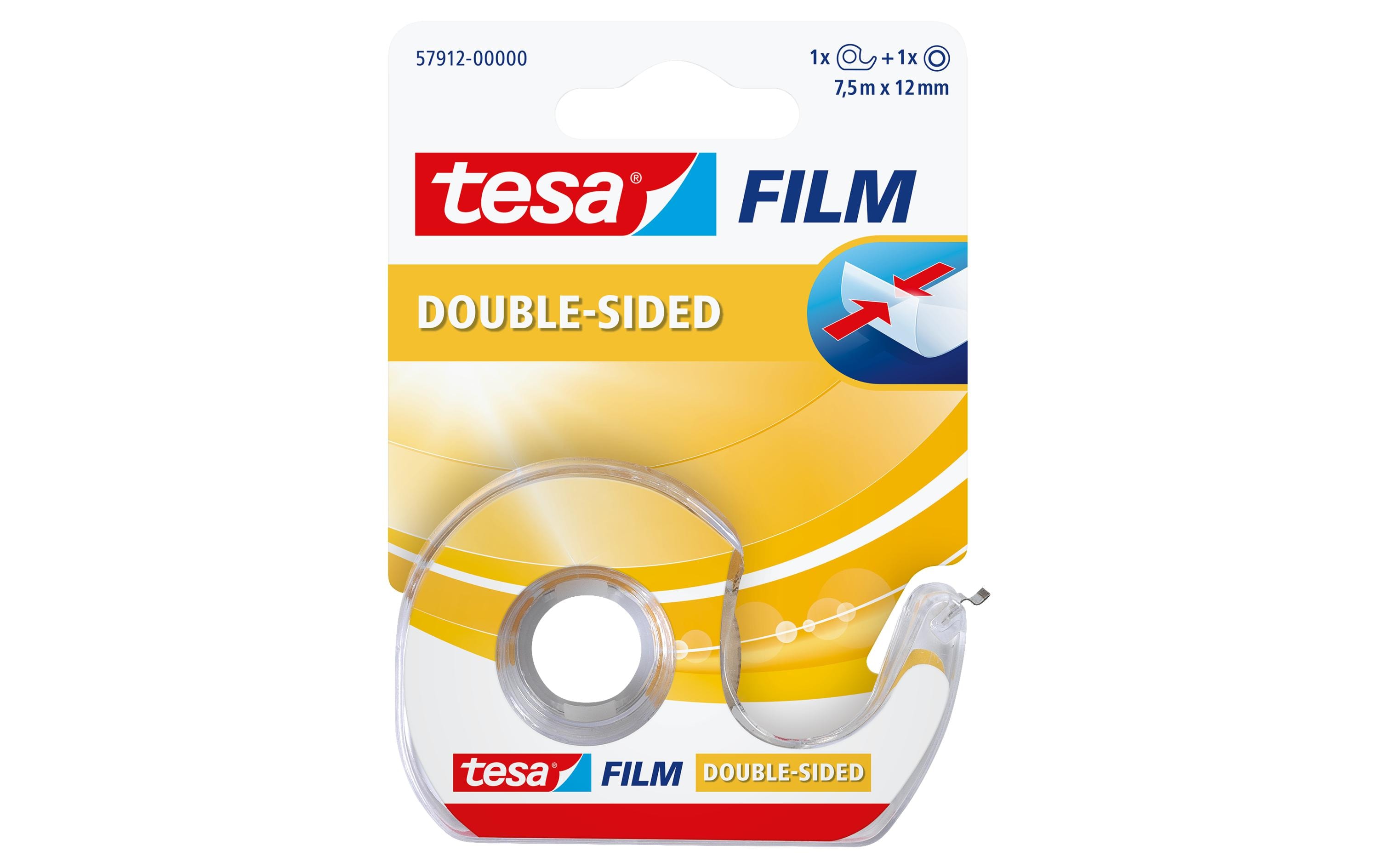 tesa Handabroller Film Doppelseitig 12 mm x 7.5 m tesa Handabroller Film Doppelseitig 12 mm x 7.5 m