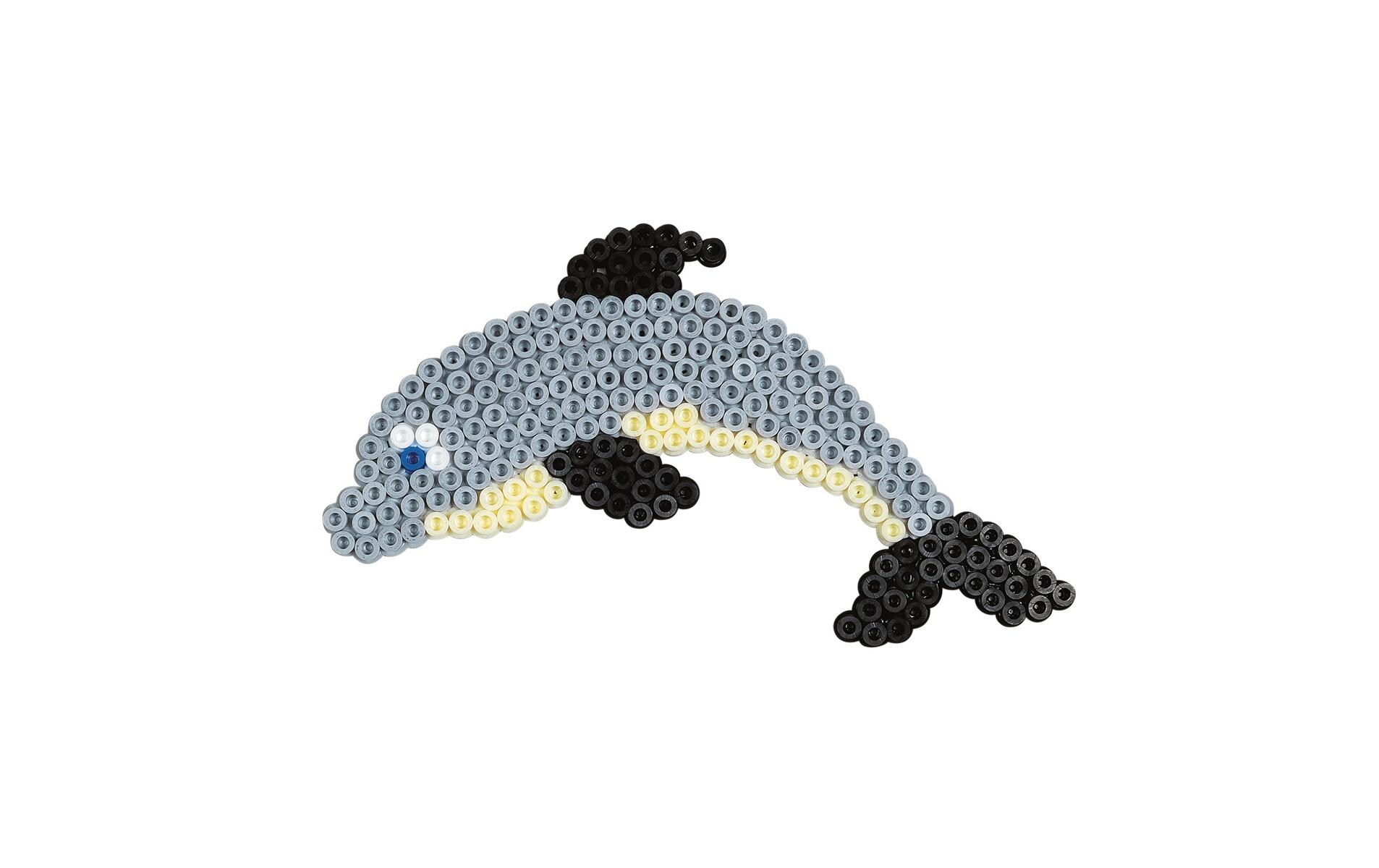 Hama Bügelperlen Platten Tiere 4 Stück Weiss