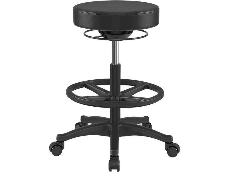 Songmics Hochsitz-Arbeitshocker Schwarz, 81 cm Songmics Hochsitz-Arbeitshocker Schwarz, 81 cm