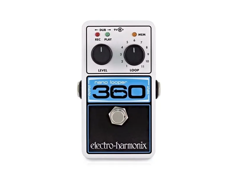 Electro-Harmonix Nano Looper 360 Kompakter Pedal-Looper Electro-Harmonix Nano Looper 360 Kompakter Pedal-Looper