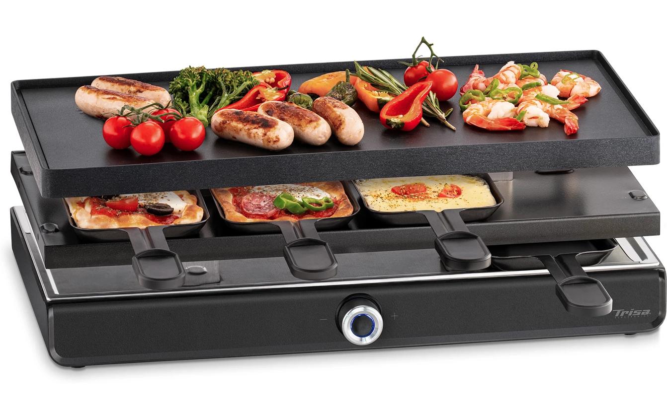 Trisa Racletteofen Pizza per Tutti Schwarz