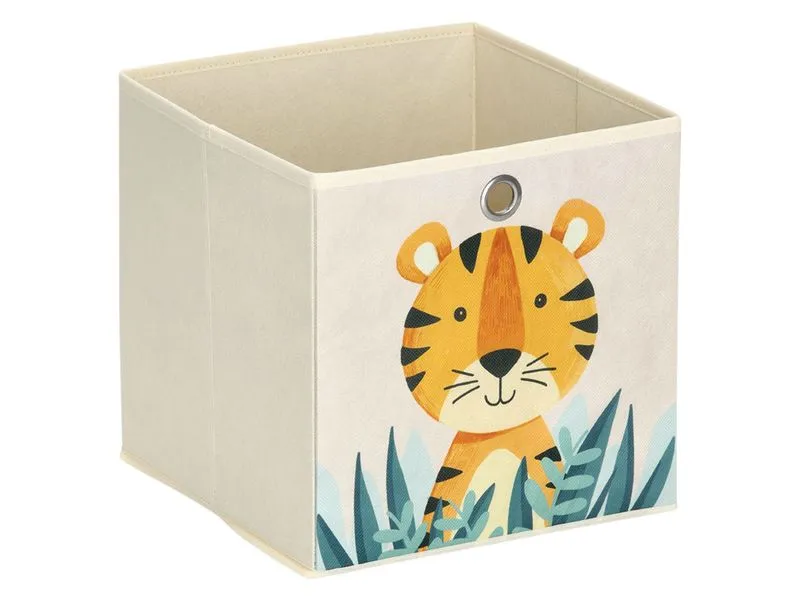 Zeller Present Spielzeugbox Tiger 28 x 28 cm Zeller Present Spielzeugbox Tiger 28 x 28 cm