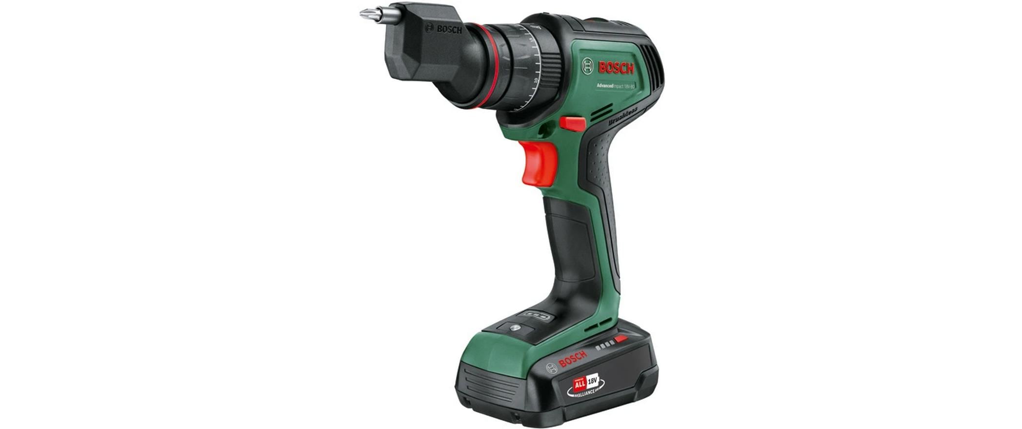 Bosch Akku-Schlagbohrmaschine AdvancedImpact 18 V-80 2 x Akku