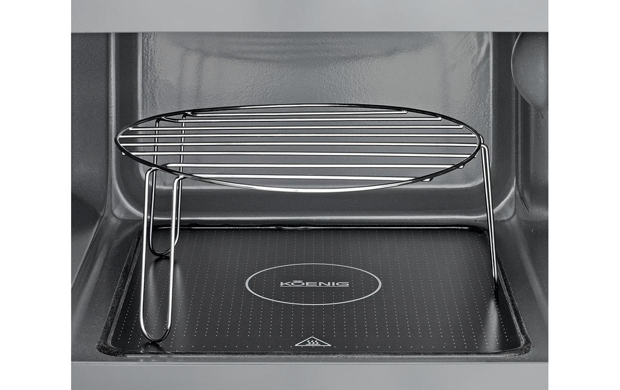 Koenig Mikrowelle Rotary Wave Silber Koenig Mikrowelle Rotary Wave Silber