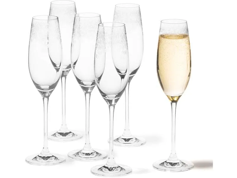 Leonardo Sektglas Chateau 200 ml, 6 Stück, Transparent 