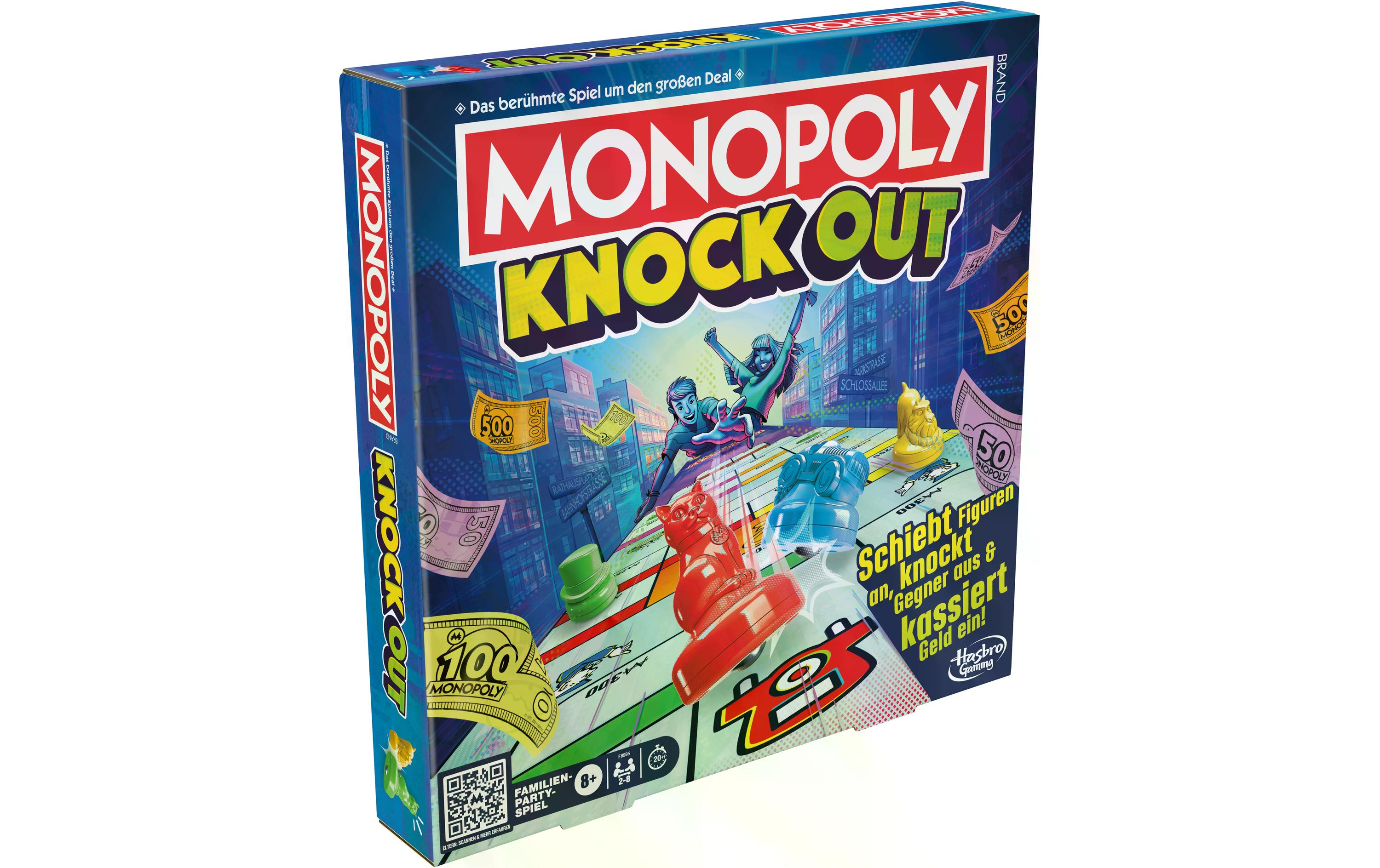 Hasbro Gaming Familienspiel Monopoly Knockout -DE-