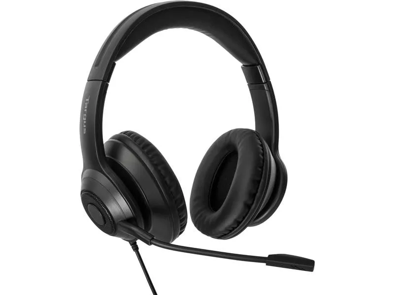 Targus Headset Wired Stereo Schwarz Targus Headset Wired Stereo Schwarz