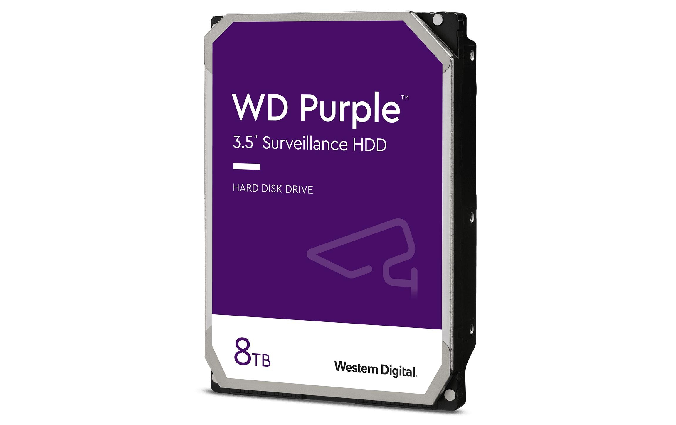 Western Digital Harddisk WD Purple 3.5 SATA 8 TB