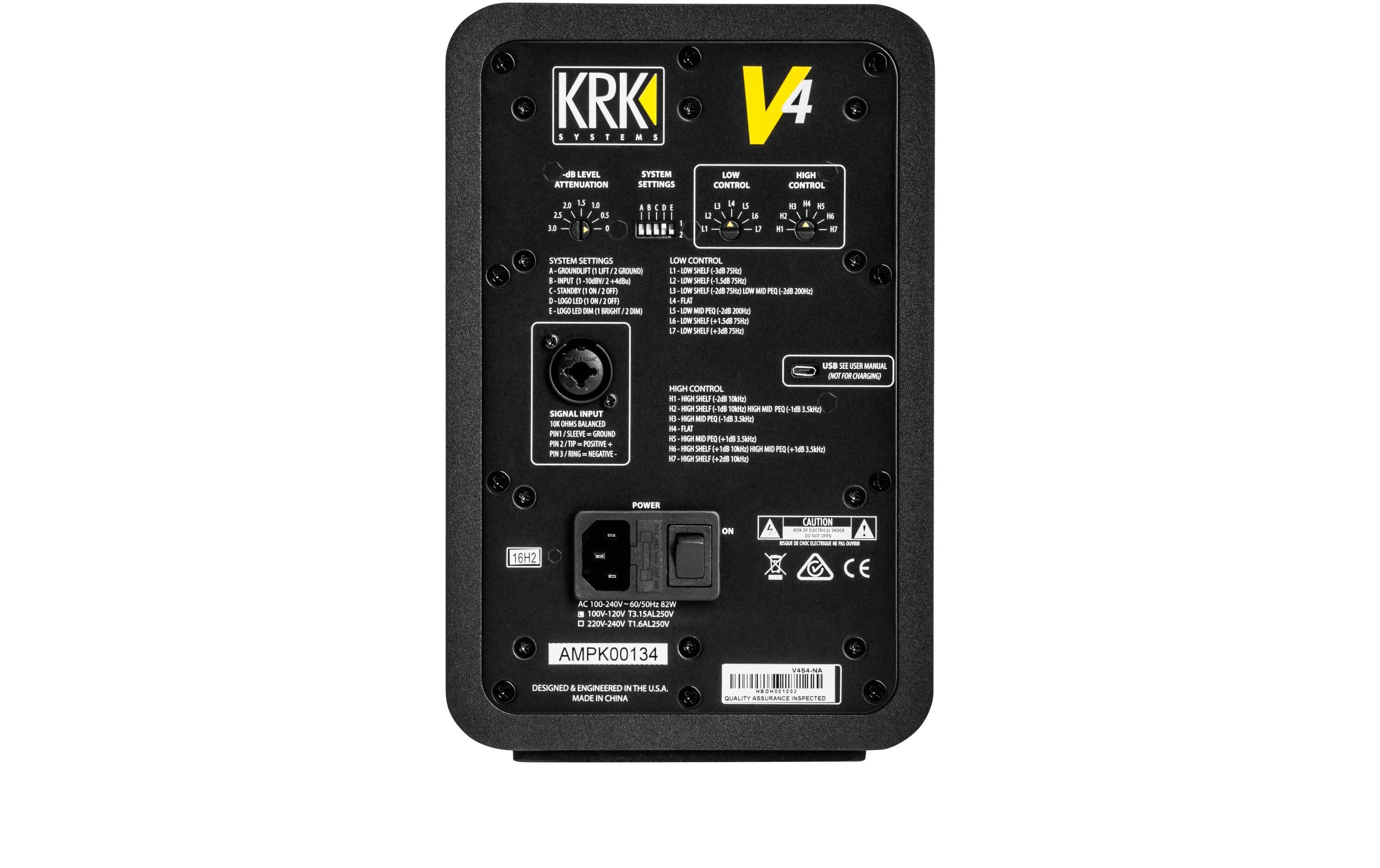 KRK Studiomonitor V4 Series 4 Schwarz