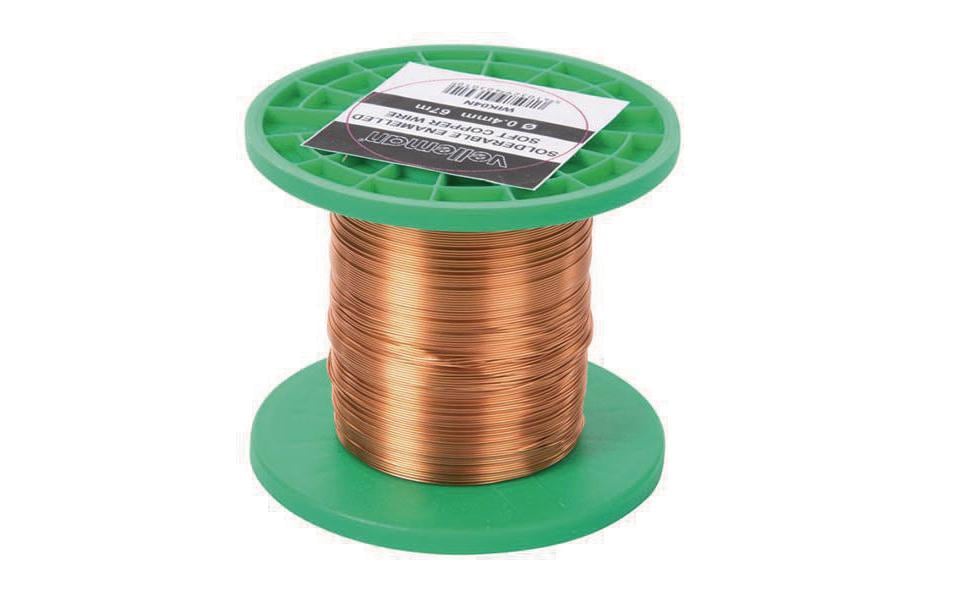 Velleman Wickeldraht WIK04N, Ø0.4mm, 67m, 75g 1 Stück Velleman Wickeldraht WIK04N, Ø0.4mm, 67m, 75g 1 Stück
