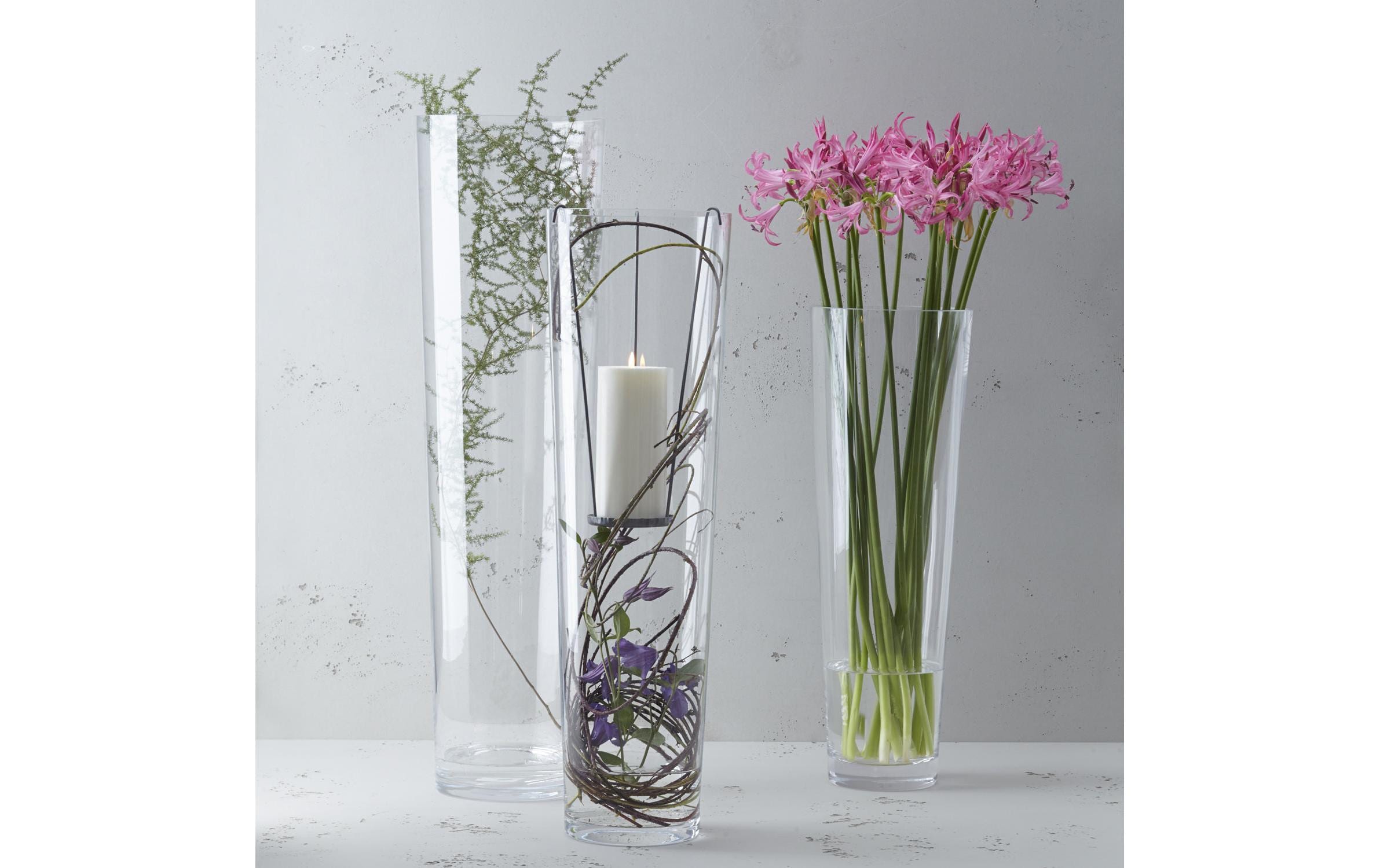 Leonardo Vase 50 cm Transparent